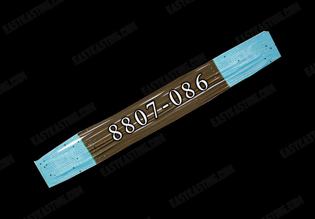 8807-086 Natural Pumpkin \ Light Blue Tips