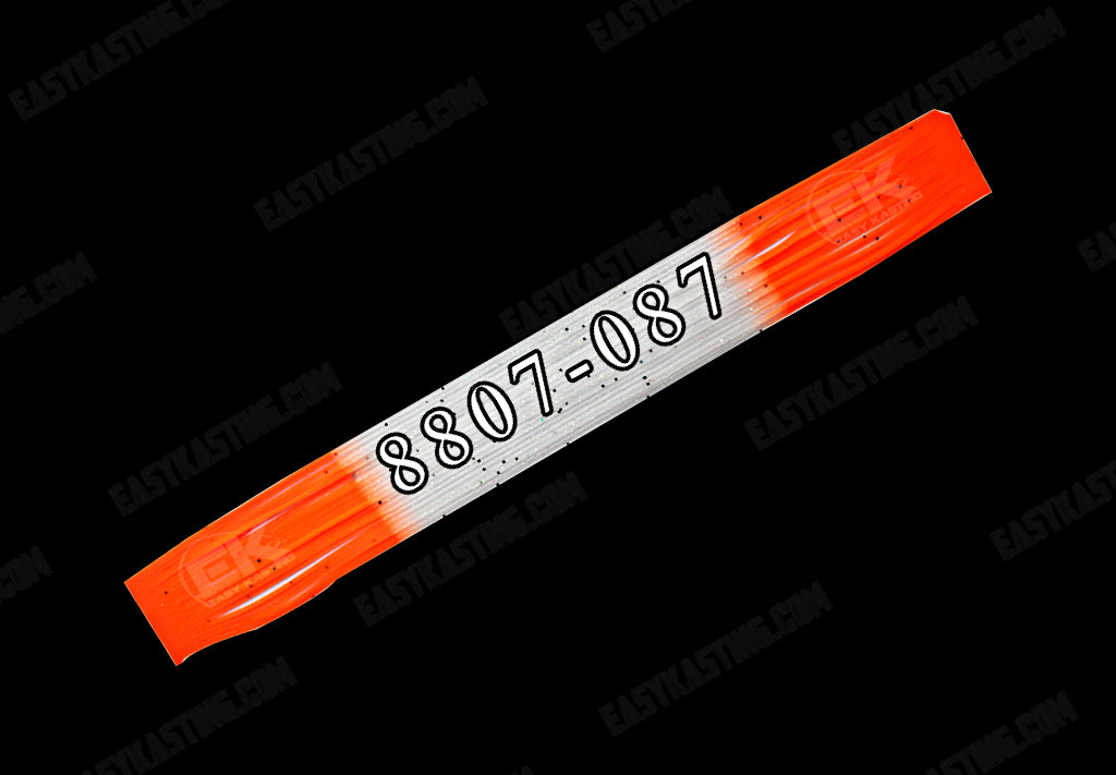 8807-087 Clear \ Orange Tips