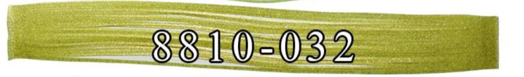 8810-032 Neon Yellow Chart.