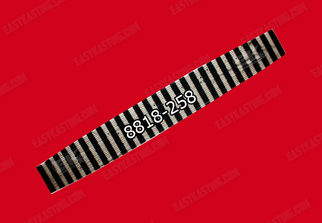 8818-258 Clear \ Black Stripe (wider)