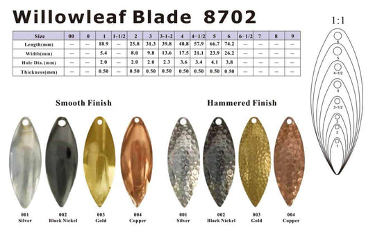 8702 Willow Blades (10pk)