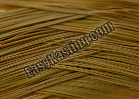 Dark Pumpkin Jig Skirt Tabs / Red Flake 8801-104