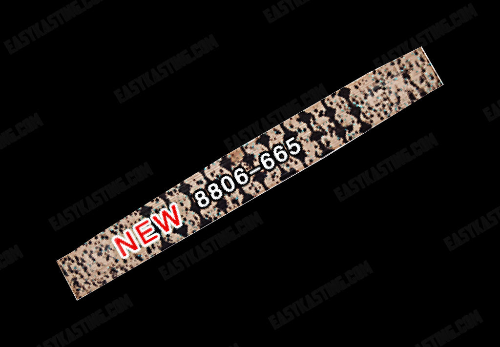 8806-665 Natural Craw \ Blue Flake