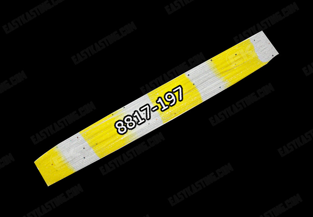 8817-197 Yellow \ Clear with Silver Flake