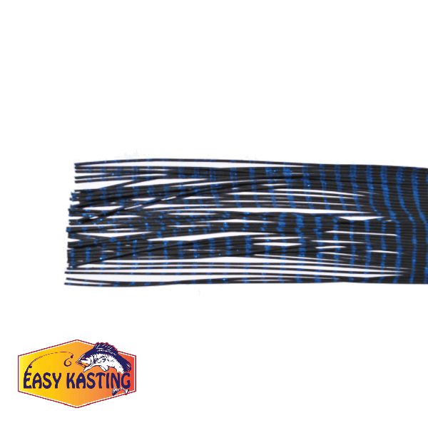 Medium Reptile Rubber Black with Blue Print-A-01