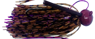 Bob Cox Tungsten Football Jig Made with PBJ Skirt Material 1/2oz