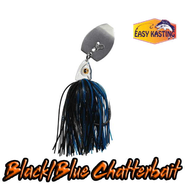 Bladed Swim Jig Black/Blue Tungsten ChatterBait