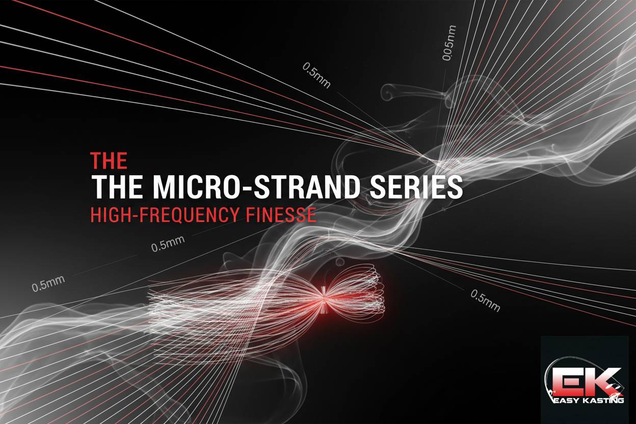 THE MICRO-STRAND SERIES - High-Frequency Finesse premium silicone skirt tabs - Ultra-fine 0.05mm finesse skirt material for clear water fishing - Easy Kasting