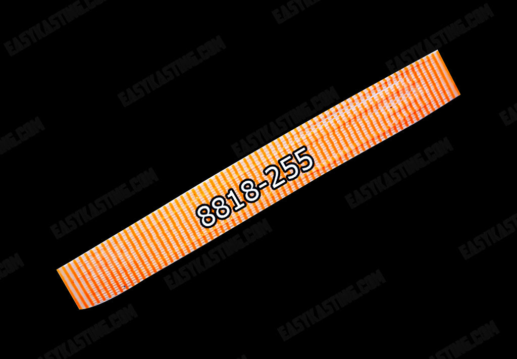 8818-255 Clear \ Orange Stripe