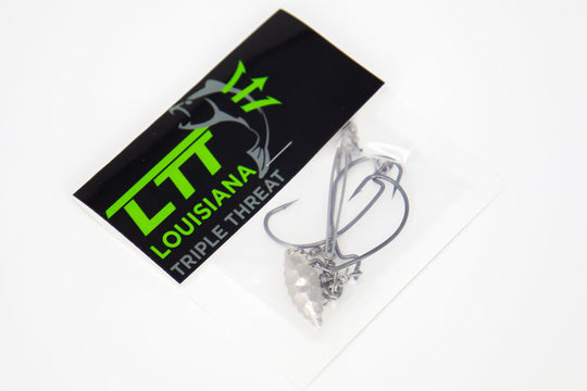 Louisiana Triple Threat - Nickeled - EWG Hooks