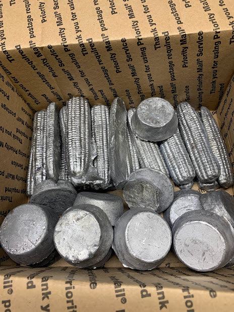 10 Pounds of Pure Lead Ingots...Cleaned and Fluxed