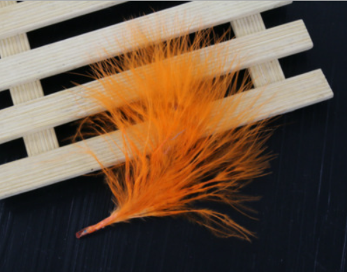 1/4 oz Turkey Blood Marabou Feather Quills