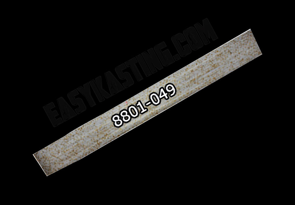 8801-049 Clear / Gold Flake