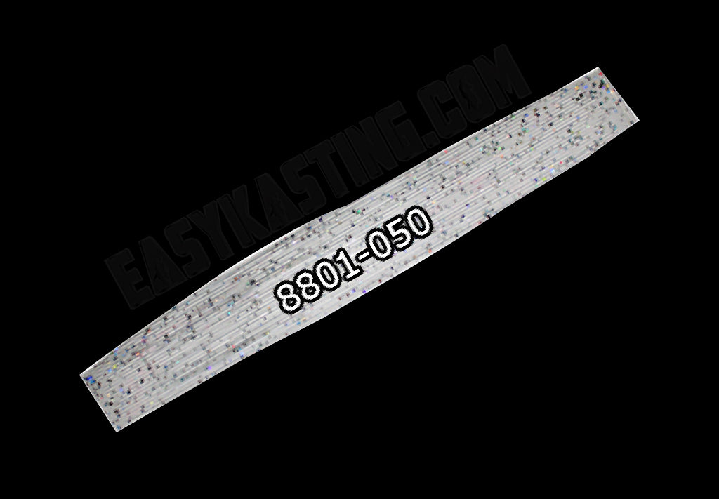 8801-050 Clear / Holo Silver Flake