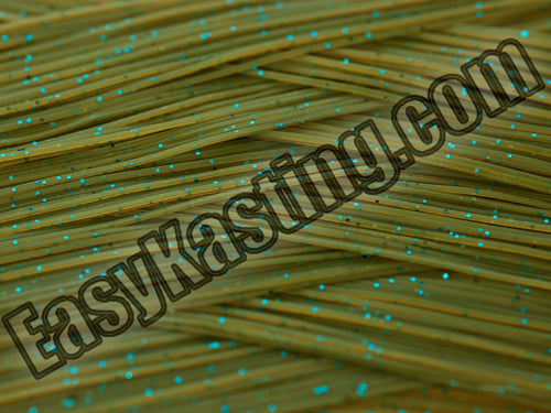 8801-071 Green Pumpkin / Blue Flake