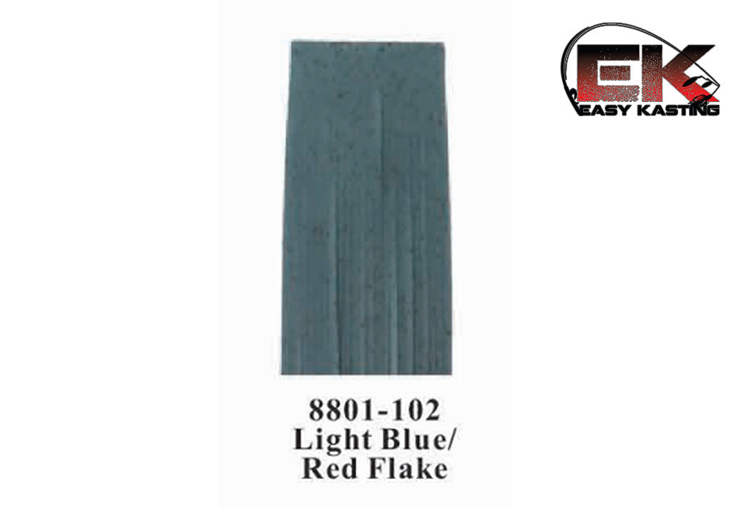 8801-102 Light Blue / Red Flake