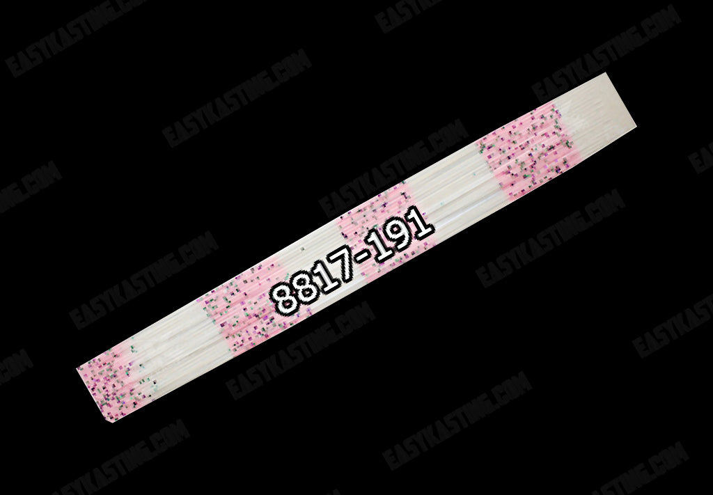 8817-191 Pink \ Clear with Blue interf