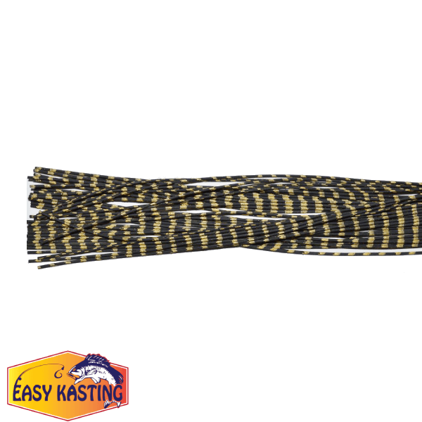 Medium Reptile Rubber Brown with Gold Print-D-07