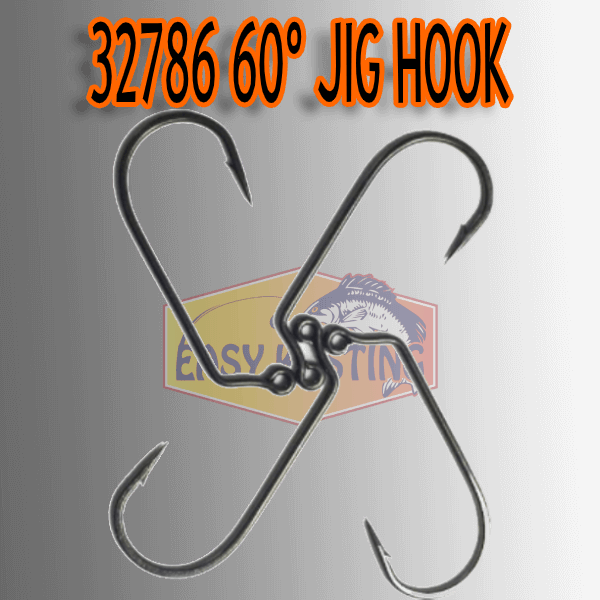 Mustad 32786 60° Degree BLN Jig Hook